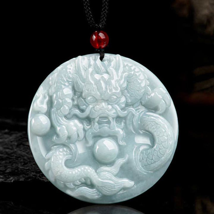 ❗❗❗Wyprzedaż błyskawiczna - naszyjnik z Buddha Stones , chińskim smokiem zodiakalnym i amuletem sukcesu - image 6