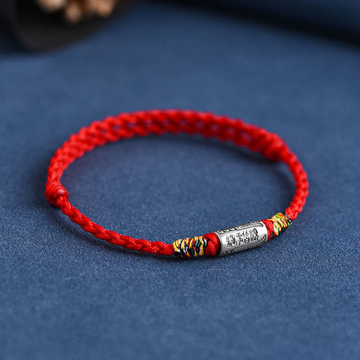 Buddha Stones ręcznie robione 925 srebro próby 925 wszystko idzie dobrze projekt ochrona siła bransoletka kostka