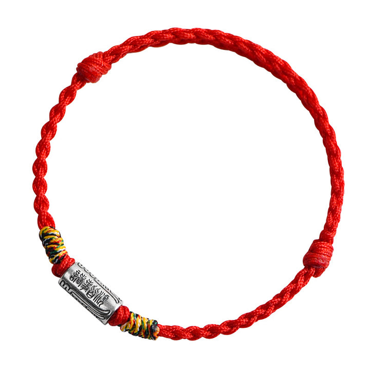 Buddha Stones ręcznie robione 925 srebro próby 925 wszystko idzie dobrze projekt ochrona siła bransoletka kostka