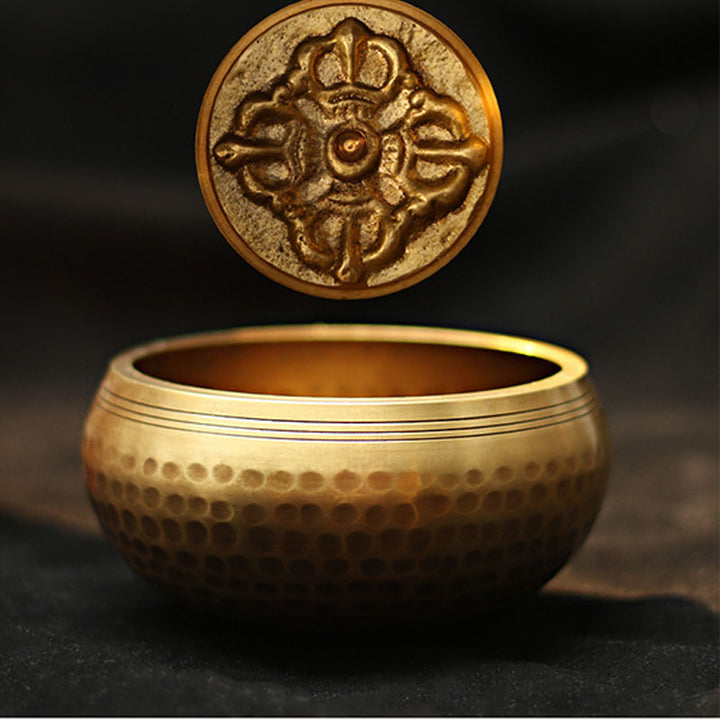 Buddha Stones Tybetańska misa dźwiękowa ręcznie robiona do relaksu i medytacji uważności Zestaw mis śpiewających