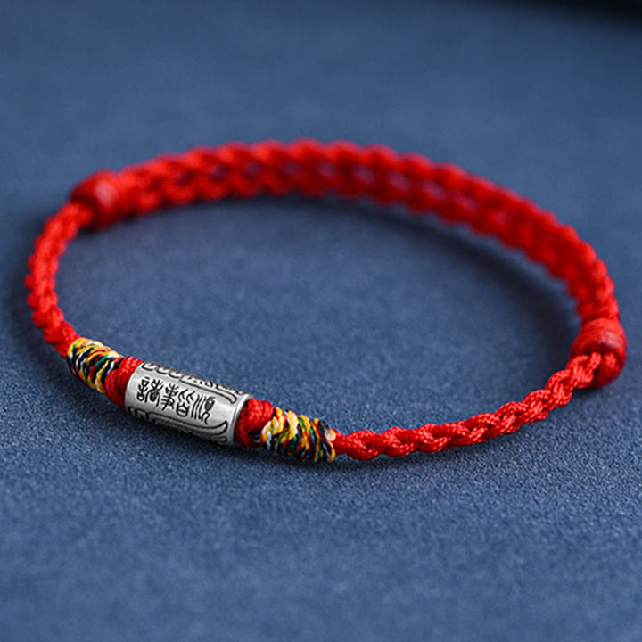 Buddha Stones ręcznie robione 925 srebro próby 925 wszystko idzie dobrze projekt ochrona siła bransoletka kostka