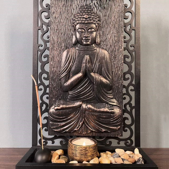 Buddha Stones Budda Współczucie Spokój Dom Żywica Modlitwa Ołtarz Dekoracja