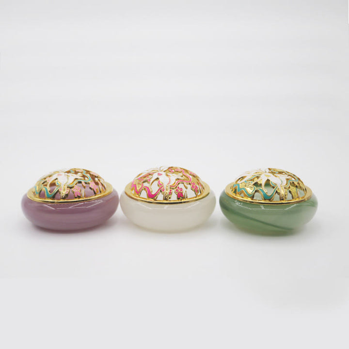 Buddha Stones Dziewięcioogoniasty Lis Liuli Kryształ Uzdrawiający Medytacja Kadzidło Palnik