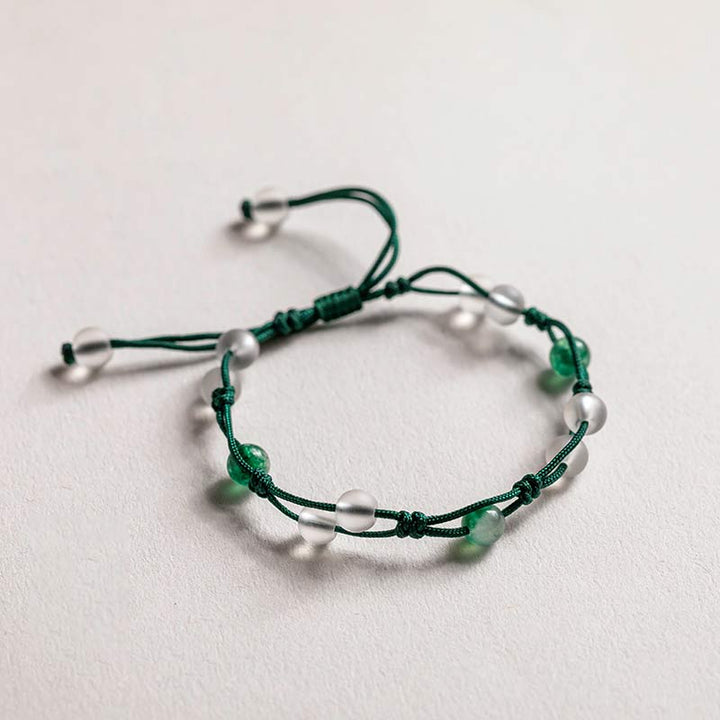 Bransoletka Buddha Stones Red Agat Moss Agat Cinnabar Calm