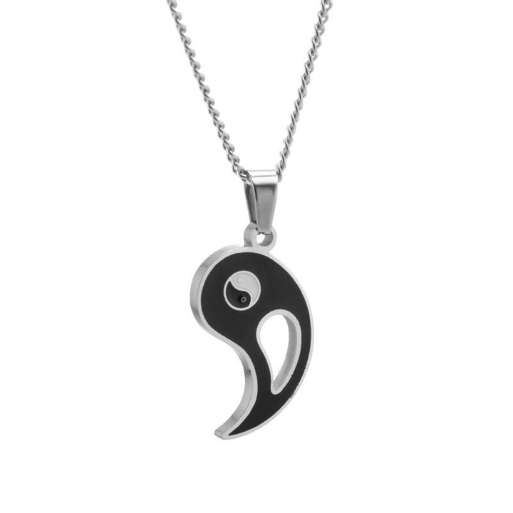 2szt Yin Yang Wisiorek Naszyjnik Para