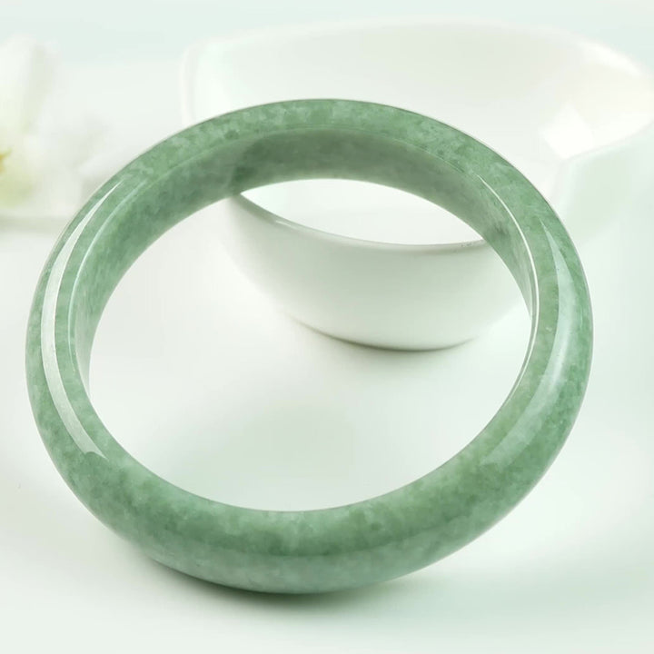 Bransoletka z naturalnego jadeitu , Buddha Stones , szczęścia i bogactwa