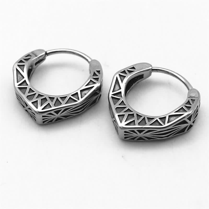 Kolczyki Viking Hoop Titanium Steel Balance - image 1