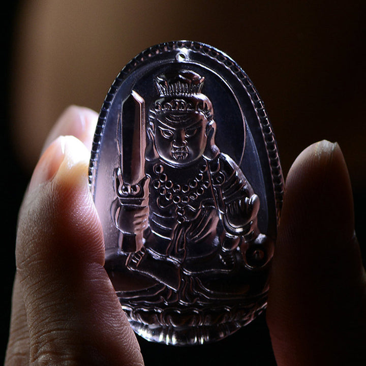 Chiński naszyjnik ochronny z obsydianu zodiakalnego