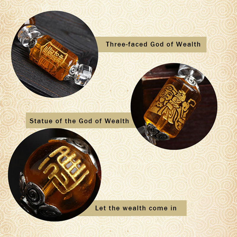 Bransoletka z Buddha Stones Tiger Eye Fortune Prosperity