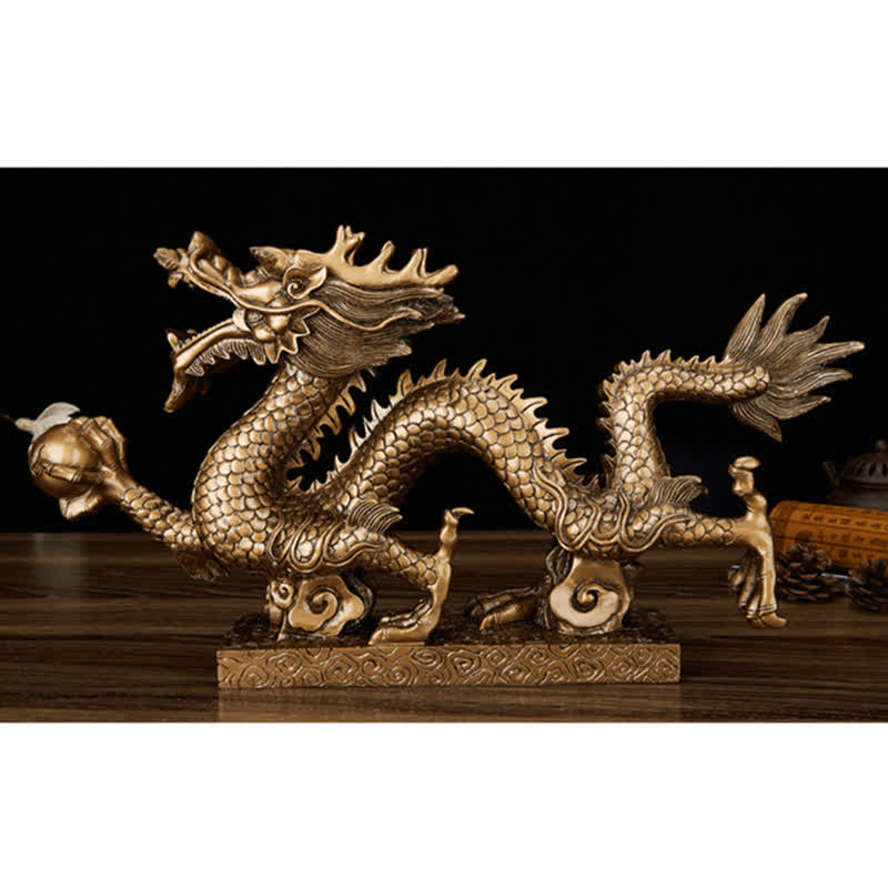 Buddha Stones Feng Shui Smok Pomyślny Chmura Bogactwo Szczęście Dekoracja - image 17