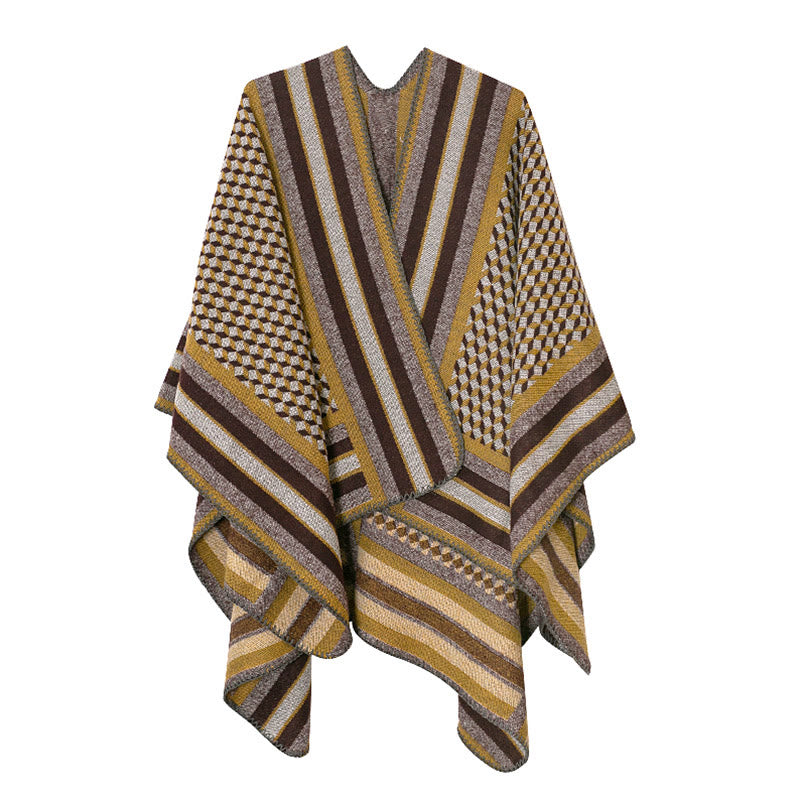 Buddha Stones Tybetański Szal Klasyczny Wzór Zimowy Przytulny Ciepły Szalik Podróżny Otulacz - image 21