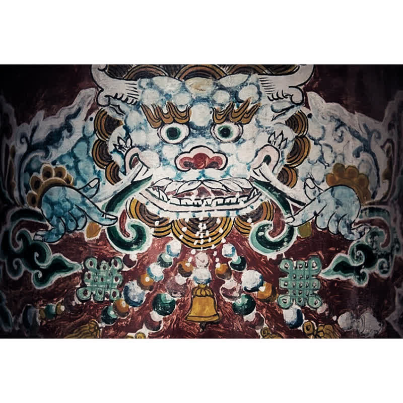 Buddha Stones Tybetański Wielbłąd Kości Czaszka Władca Trupów Las Ochrona Naszyjnik Wisiorek
