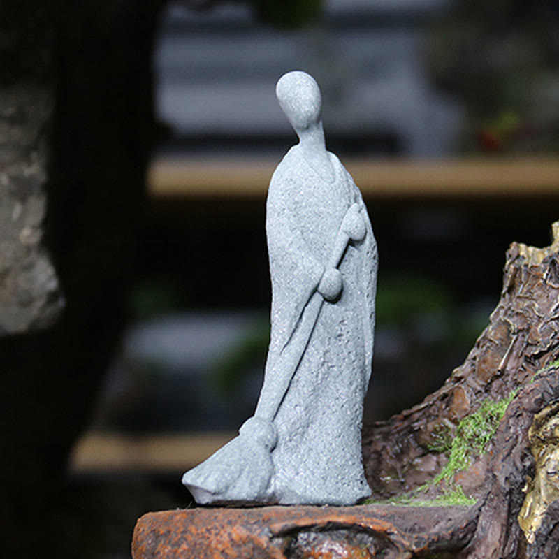 Buddha Stones Medytacja Budda Mnich Spokój Dekoracja Domu