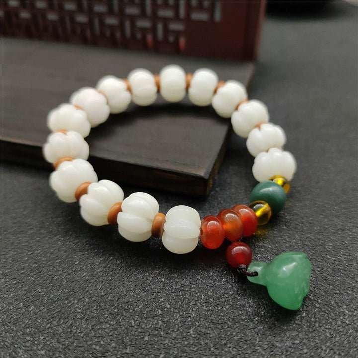 Naturalna bransoletka Bodhi Seed Agat Bodhi Harmony