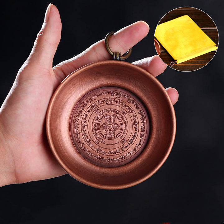 Buddha Stones Mały miedziany ołtarz modlitewny Przenośny uchwyt do palenia Kadzidło Szałwia Rytuały oczyszczania Użyj przedmiotów