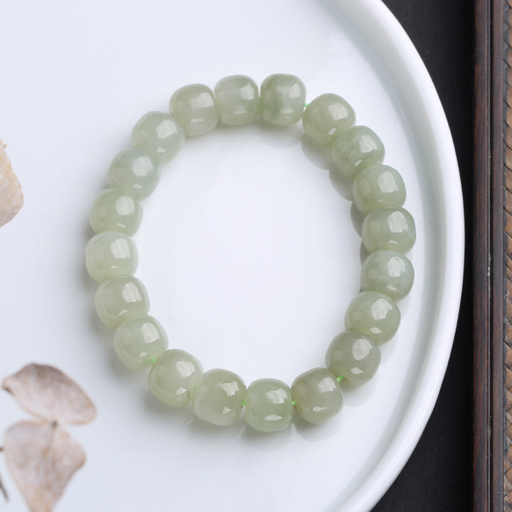 Bransoletka z Buddha Stones Gradient Jade Luck Blessing