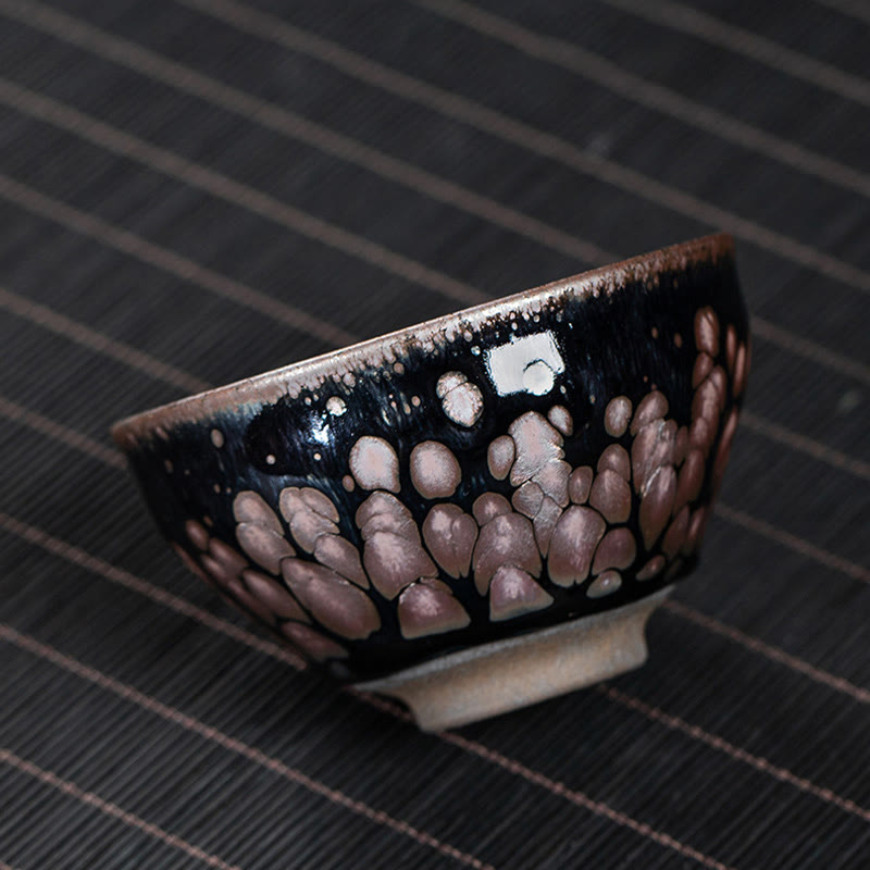 Buddha Stones ręcznie robione kwiaty wiśni Sakura Design chiński Jianzhan Ceramiczny kubek do herbaty Kung Fu