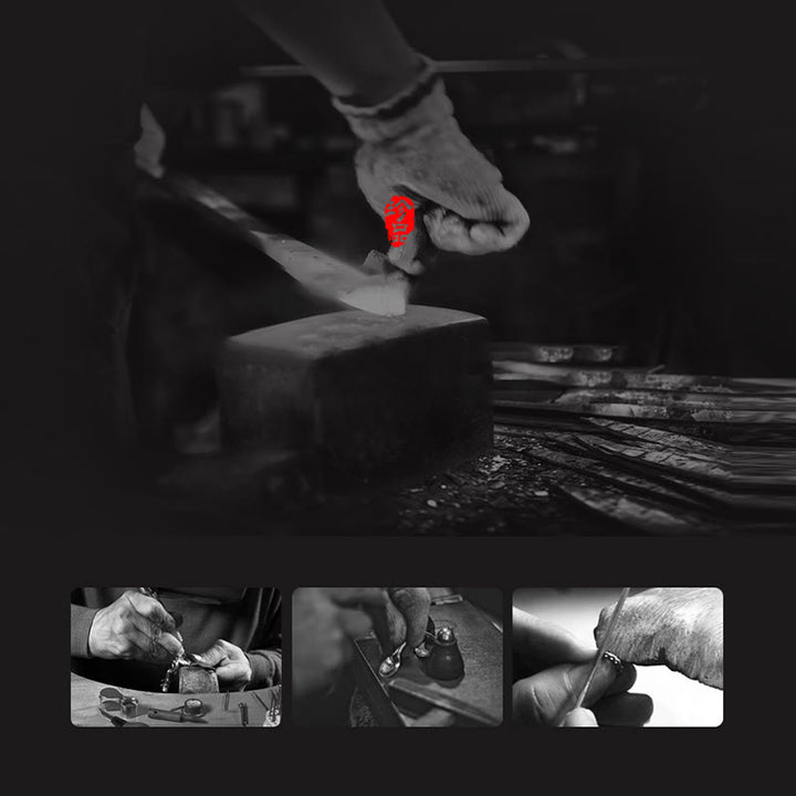 Buddha Stones 925 Srebro Sterlingowe Om Mani Padme Hum Rzeźbiony Projekt Kreatywność Metal Bransoletka - image 17