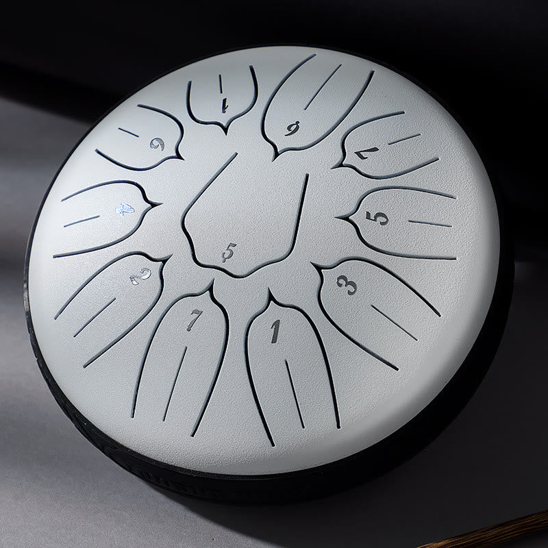 Buddha Stones językowy ze stali Dźwięk uzdrawiający Medytacja Joga Zestaw perkusyjny Lotus 11 nut 6 cali