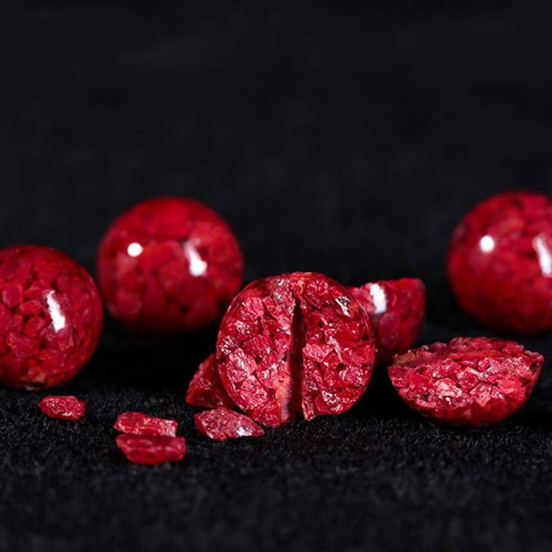 Bransoletka z czerwonego sznurka z Buddha Stones Cinnabar Blessing dla dzieci