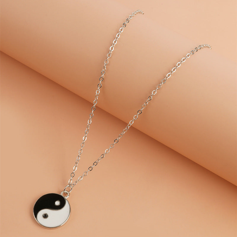 2 szt. Yin Yang Harmony Balance Naszyjnik Wisiorek - image 2