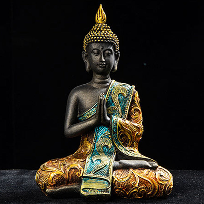 Buddha Stones Budda tybetański dekoracja FengShui - 14*20*9 cm - image 2