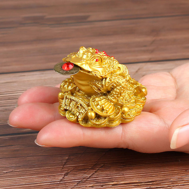 Buddha Stones FengShui Bogactwo Szczęśliwa Żaba Dekoracja