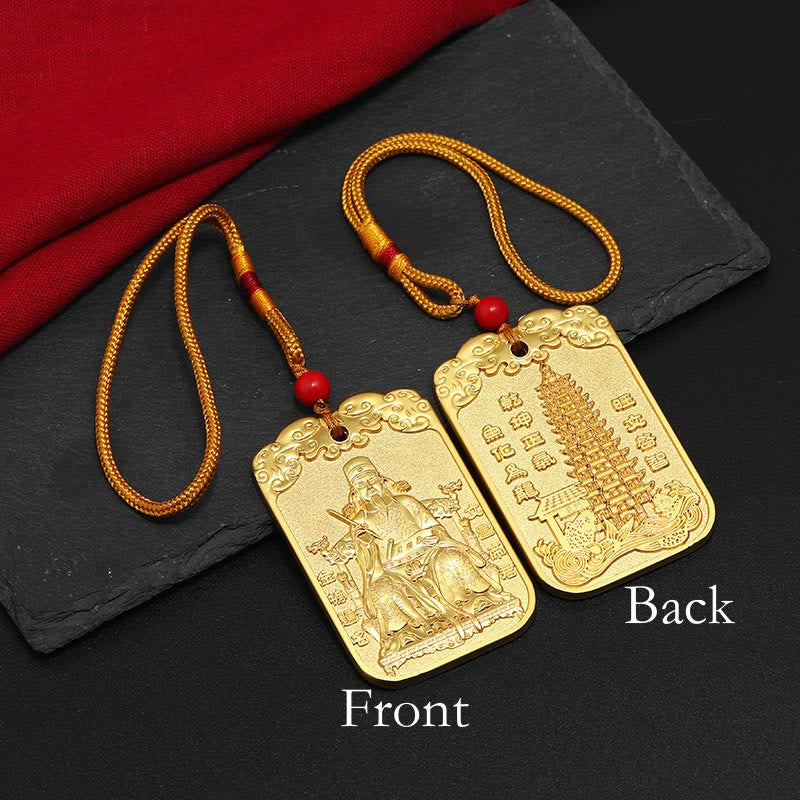 Buddha Stones Feng Shui Pomyślna Gwiazda Wenchang Pen Pagoda Koi Fish Samochód Wisząca Dekoracja