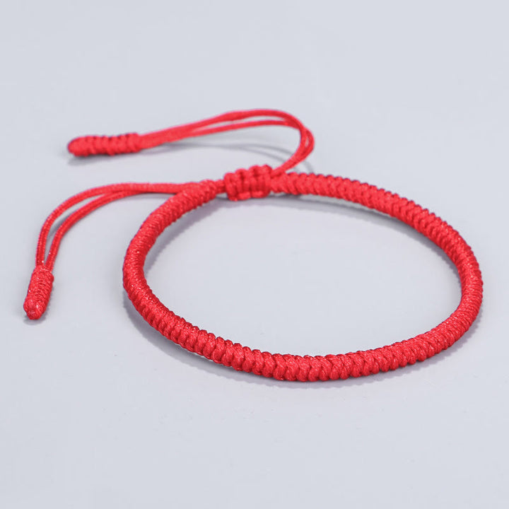 Buddha Stones Tybetańskie 3 sztuki King Kong Knot Protection Braided Bracelet