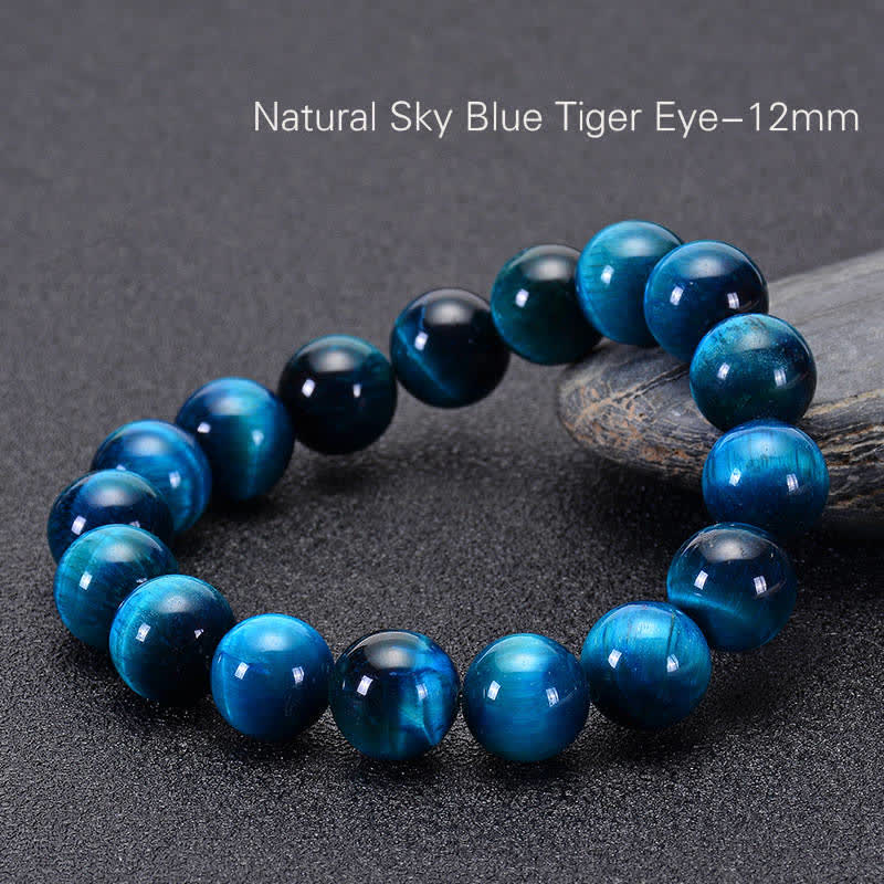 Bransoletka ochronna Buddha Stones Blue Tiger Eye - image 5
