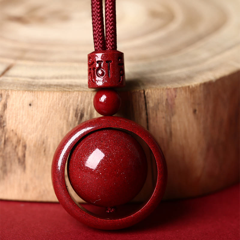 Buddha Stones Cynober Om Mani Padme Hum PiXiu Błogosławieństwo Szczęśliwy Koralik Naszyjnik Wisiorek - image 5