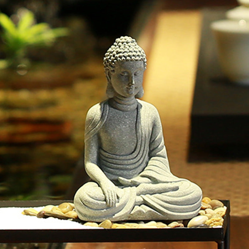 Buddha Stones Siedząca Medytacja Budda Błogosławieństwo Współczucie Dekoracja