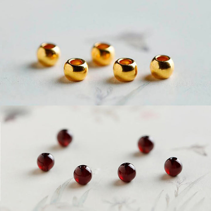 Buddha Stones 999 Złota Rybka Koi Naturalna Granatowa Bransoletka Ochronna - image 15