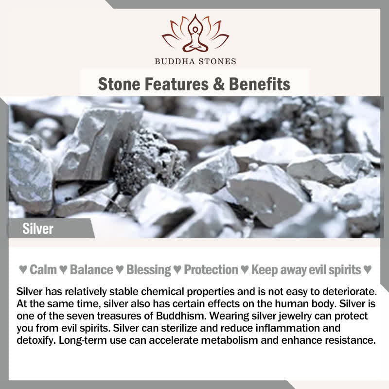 Bransoletka Buddha Stones 925 Sterling Silver Luck Strength z czerwonym sznurkiem ochronnym - image 8