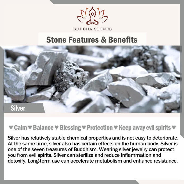 Pierścionek z Buddha Stones wykonany ze srebra próby 925, z grawerowanymi chmurami i pomyślnymi chmurami - image 6