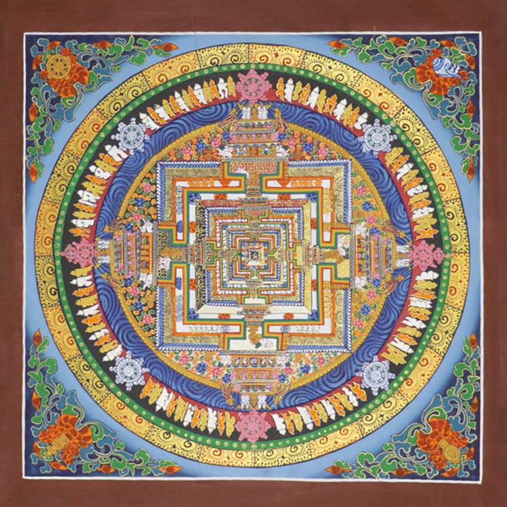 Buddha Stones Tybetańskie Thangka Malowanie Błogosławieństwo Ręcznie Robiona Dekoracja