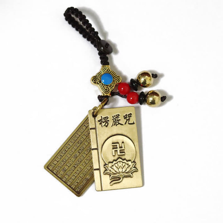 Brelok z kółkiem modlitewnym Feng Shui Yin Yang Bagua Wenchang Pagoda