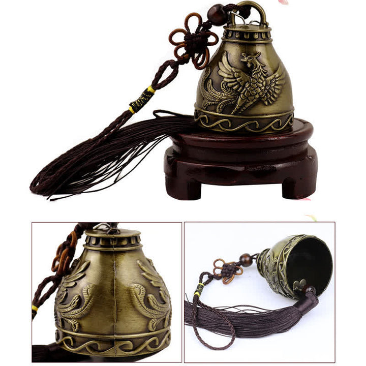 Buddha Stones Feng Shui Budda Koi Ryba Feniks Dzwon Wiatrowy Dzwon Szczęścia Dekoracja Ścienna