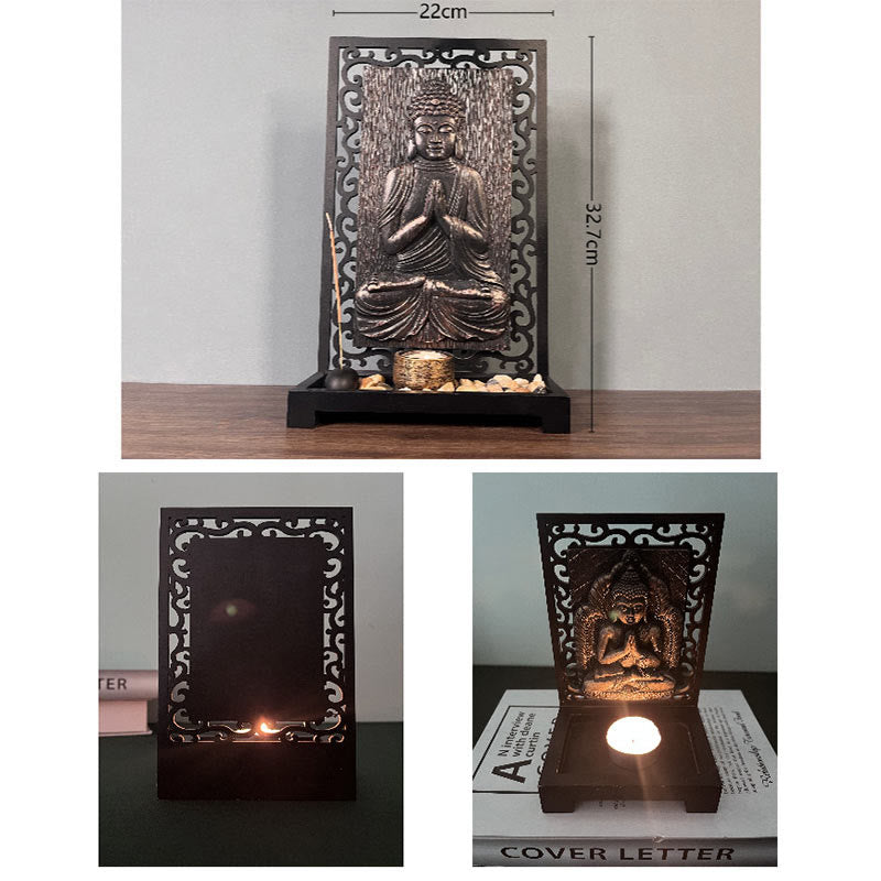 Buddha Stones Budda Współczucie Spokój Dom Żywica Modlitwa Ołtarz Dekoracja
