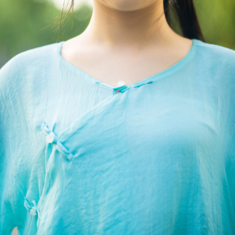 Buddha Stones 3 szt. Joga Szyfonowa odzież Jednolita Medytacja Zen Praktyka Zestaw damski - image 6