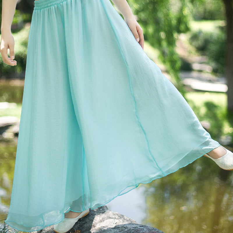 Buddha Stones 3 szt. Joga Szyfonowa odzież Jednolita Medytacja Zen Praktyka Zestaw damski - image 11