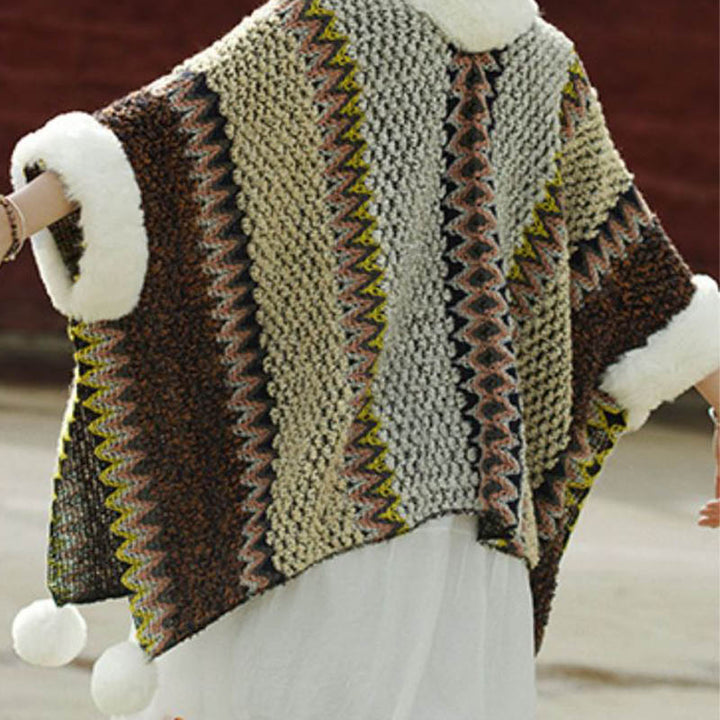 Buddha Stones Tybetański Wielokolorowy Pasiasty Szal Zimowy Przytulny Szalik Podróżny Otulacz - image 8