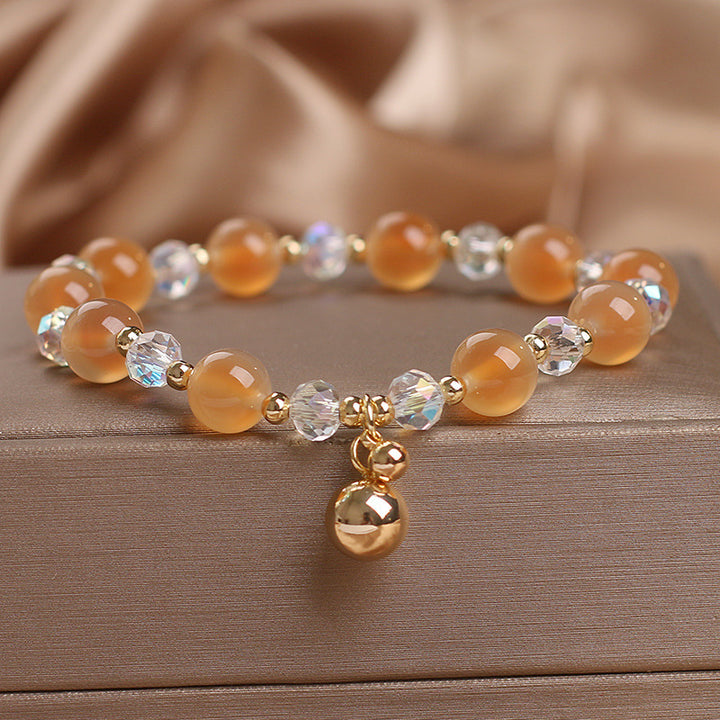 Bransoletka z Buddha Stones Candy Agat Healing Harmony