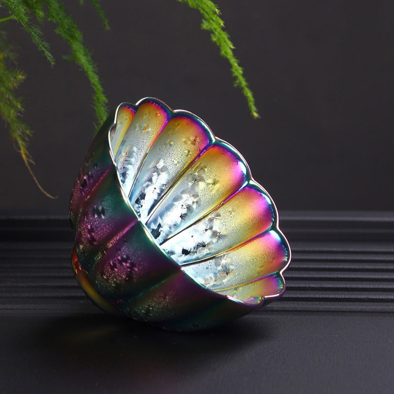 Buddha Stones Tęczowy Kolor Jianzhan Ceramiczny Filiżanka Do Herbaty Kung Fu Miska