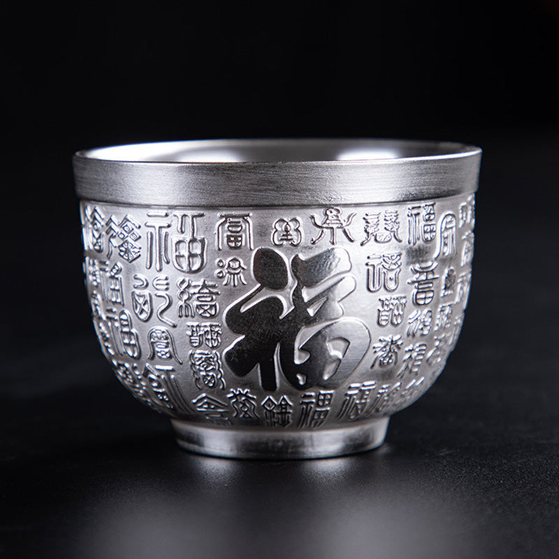 Buddha Stones Fu Charakter Smok Feniks Koń Ryba Koi Ceramiczny Filiżanka Kung Fu Filiżanka do herbaty