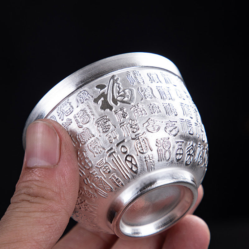 Buddha Stones Fu Charakter Smok Feniks Koń Ryba Koi Ceramiczny Filiżanka Kung Fu Filiżanka do herbaty