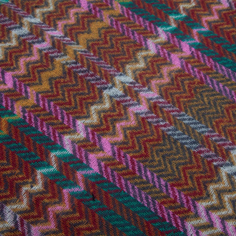 Buddha Stones Tybetański Szal Kolorowy Falisty Linia Frędzle Zimowy Przytulny Podróżny Szalik Owijany - image 21