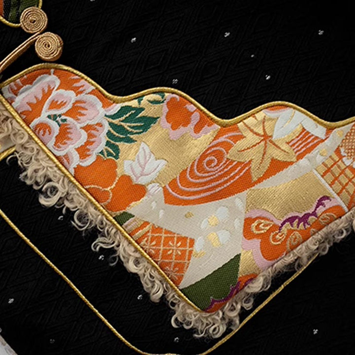 Buddha Stones Tybetańskie Ubrania Lhasa Polar Podszyty Top Zimowy Ubrania Damskie - image 10