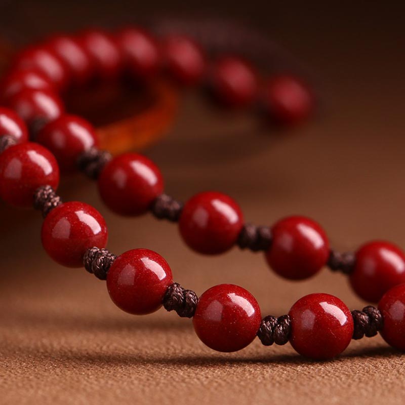 Buddha Stones Rok Smoka Naturalny Cynober Hetian Jade Koralik Miedziana Moneta Przyciągaj Bogactwo Siła Naszyjnik Wisiorek