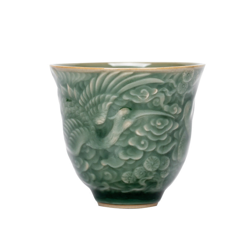 Buddha Stones Sosna Ceramiczny Filiżanka Kung Fu Filiżanka do Herbaty 80ml